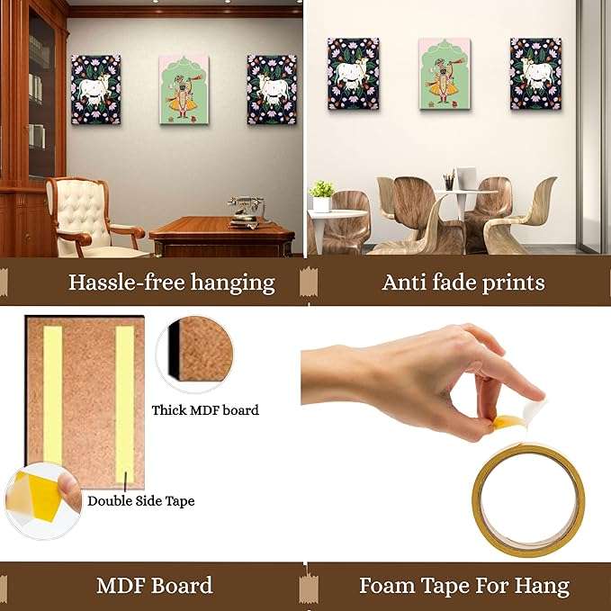 Pichwai Handmade Wall Painting - Image 5